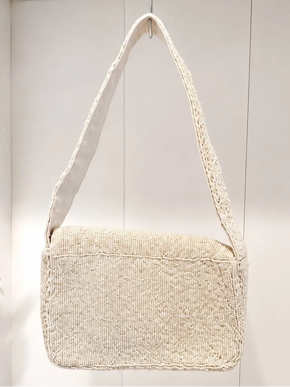 SOL & MER Beaded Bicycle Shoulder Bag – Handmade Artisan Purse